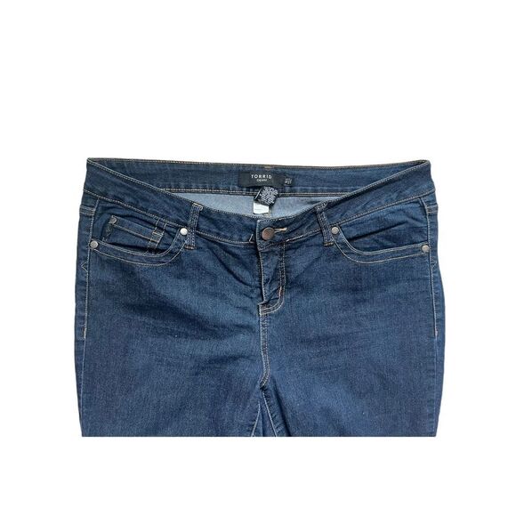 Womens Torrid Classic Skinny Vintage Stretch Dark Wash Jeans - Sz 16 S 16S - Picture 5 of 6